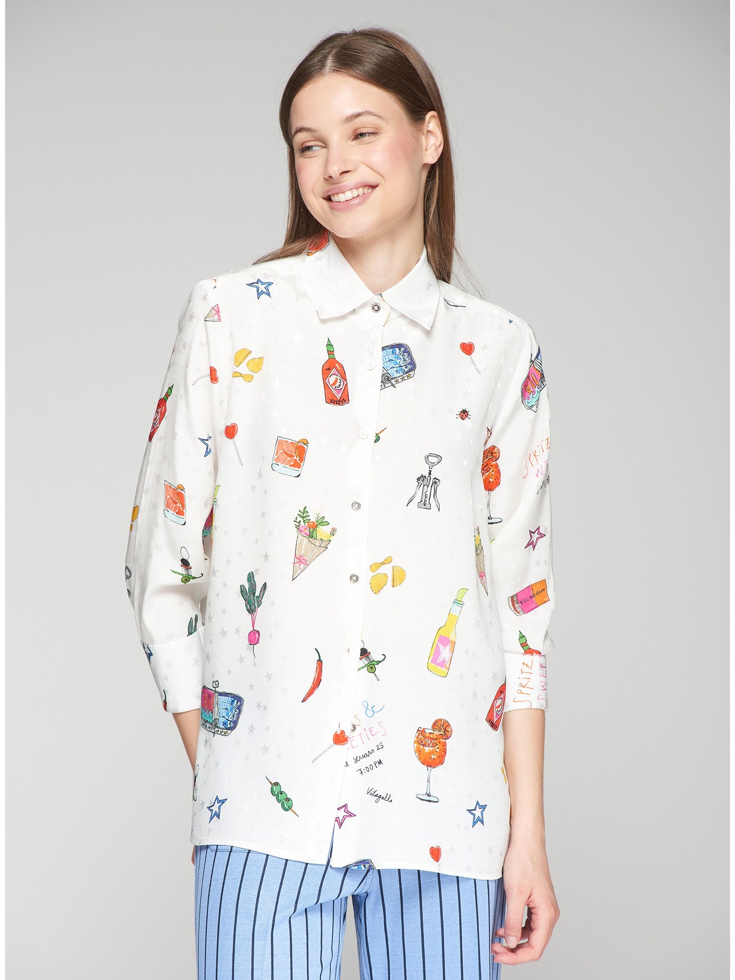 Mariela Blouse in Aperitivo