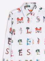 Load image into Gallery viewer, Mariela Smile Shirt in White
