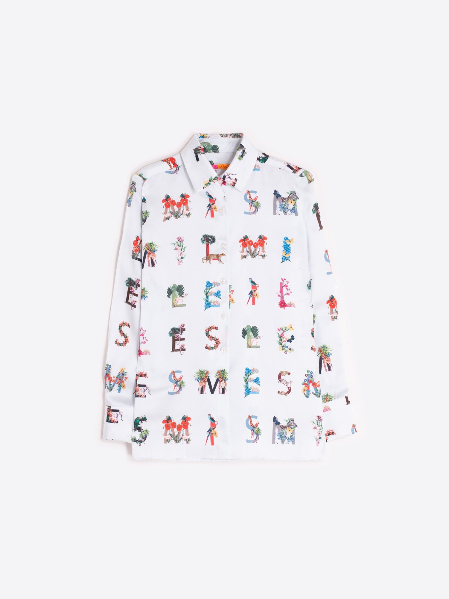 Mariela Smile Shirt in White