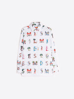 Load image into Gallery viewer, Mariela Smile Shirt in White
