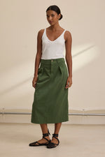 Load image into Gallery viewer, Lilian Skirt in Olive
