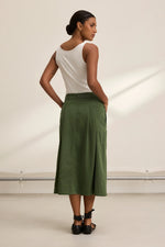 Load image into Gallery viewer, Lilian Skirt in Olive
