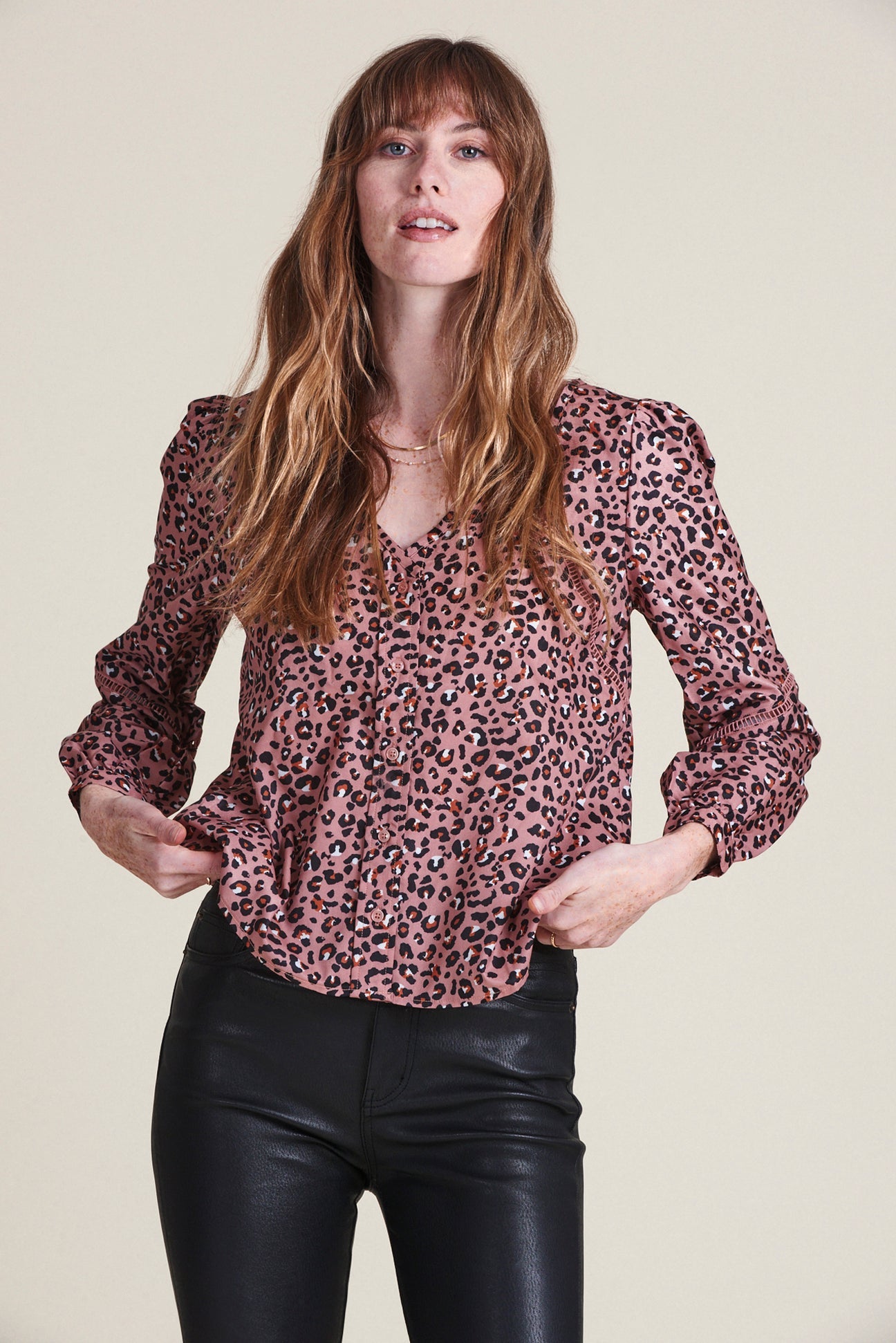 The Annie Shirt in Leopard