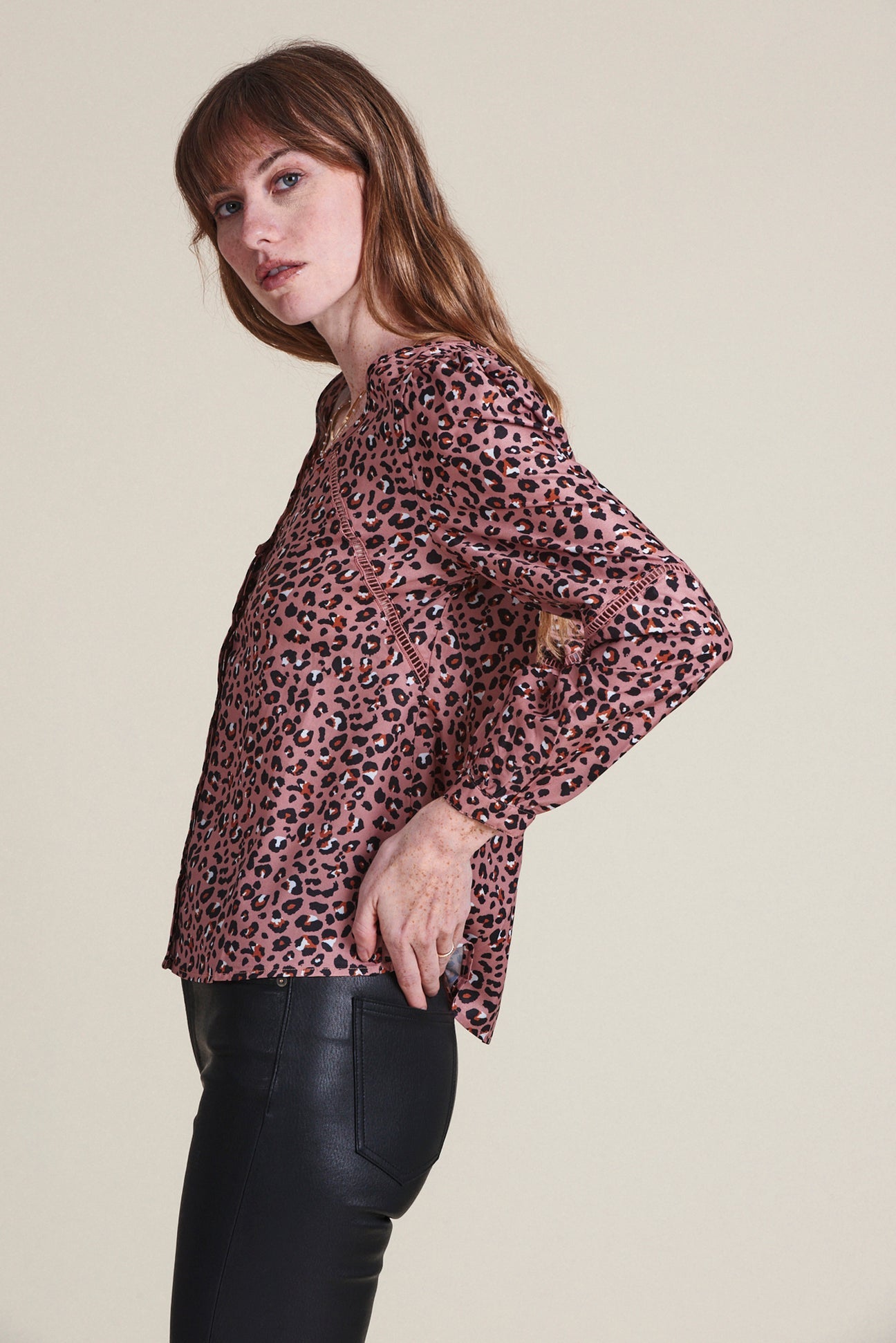 The Annie Shirt in Leopard