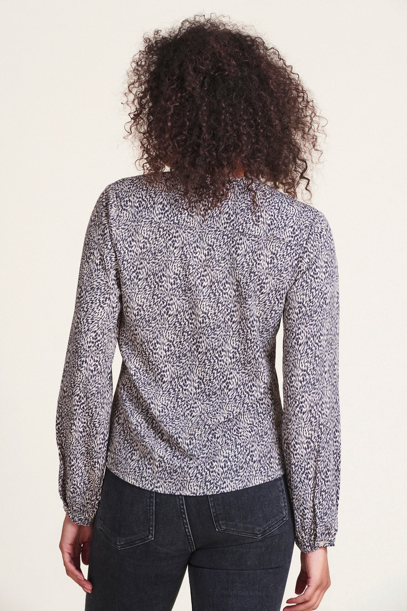 Jessie Shirt in Beige Print