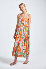 Load image into Gallery viewer, The Leora Dress in Bright Animal
