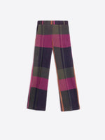 Load image into Gallery viewer, Carole Trouser in Knit Check Plaid
