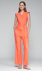 Load image into Gallery viewer, Veronica Trouser in Naranja Fluor
