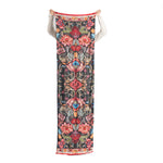 Load image into Gallery viewer, Enchanted Garden Velvet Scarf in Black
