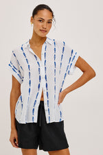 Load image into Gallery viewer, Farrah Shirt in Sardines
