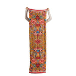 Load image into Gallery viewer, Enchanted Garden Velvet Scarf in Mustard

