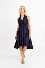 Load image into Gallery viewer, Halter Dress in Navy
