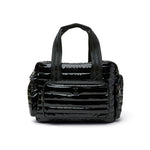 Load image into Gallery viewer, Voyager Travel Bag in Patent Black
