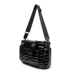 Load image into Gallery viewer, Voyager Travel Bag in Patent Black
