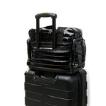 Load image into Gallery viewer, Voyager Travel Bag in Patent Black
