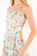 Load image into Gallery viewer, Floral Maxi Dress in Cream Multi
