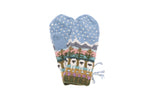 Load image into Gallery viewer, Suffolk Sheep Mittens in Blue
