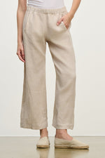 Load image into Gallery viewer, Lola Linen Pant in Sap
