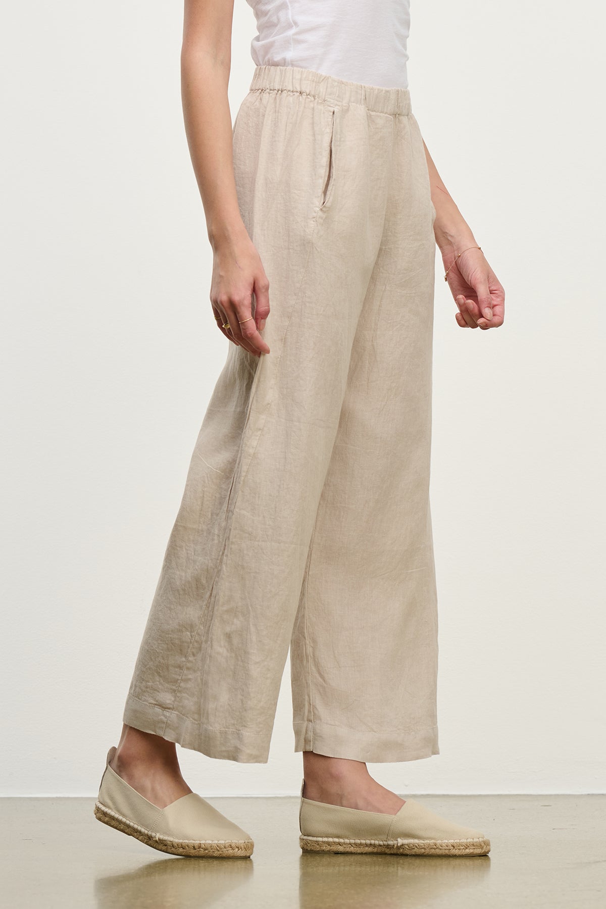 Lola Linen Pant in Sap