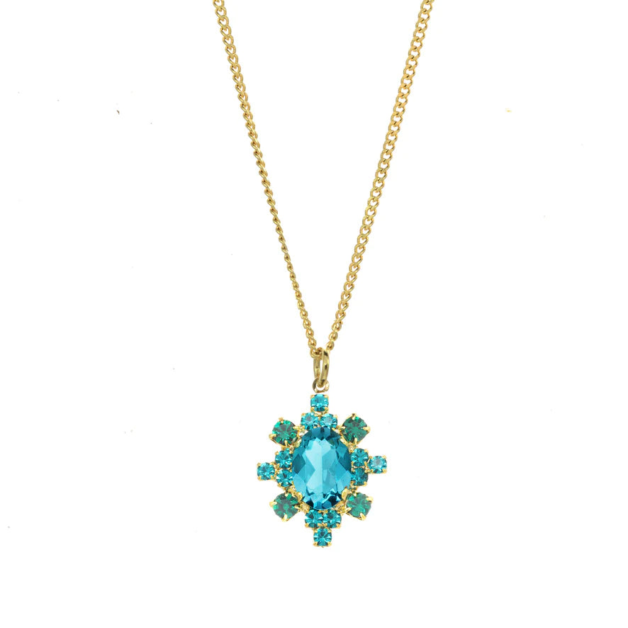 Mayra Necklace in Turquoise/Emerald