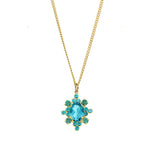 Load image into Gallery viewer, Mayra Necklace in Turquoise/Emerald
