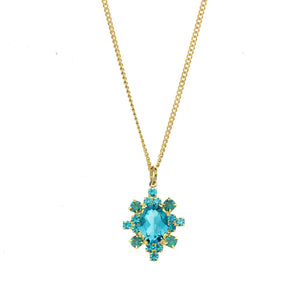 Mayra Necklace in Turquoise/Emerald