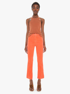 The Hustler Ankle Fray Corduroy in Coral