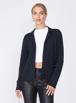 Load image into Gallery viewer, Softest Fleece Blazer in Black
