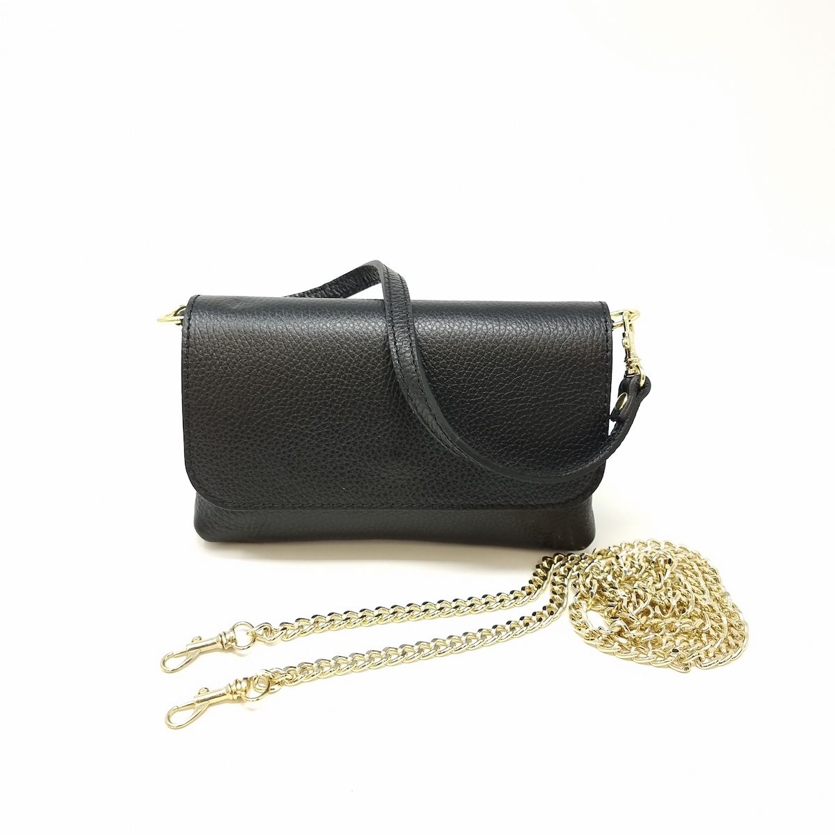 Small Foldover Bag in White
