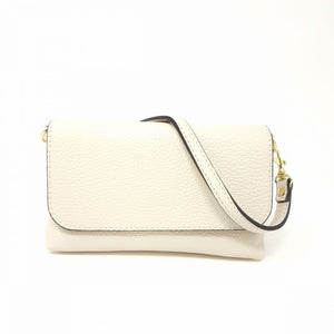Small Foldover Bag in Beige