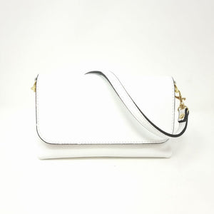 Small Foldover Bag in White