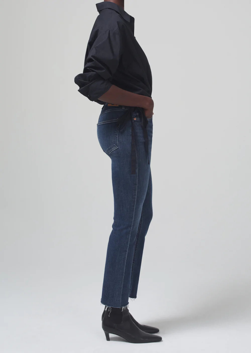 Isola Cropped Boot in Undercurrent