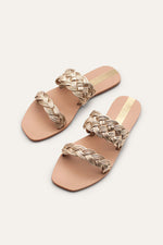 Load image into Gallery viewer, Muria Braided Double Band Sandal
