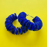 Load image into Gallery viewer, Sparkle and Shine Earrings in Blue Lazersheen
