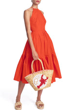 Load image into Gallery viewer, Chrisley Dress in Lobster
