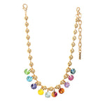 Load image into Gallery viewer, Anya Necklace in Antique Gold Multi
