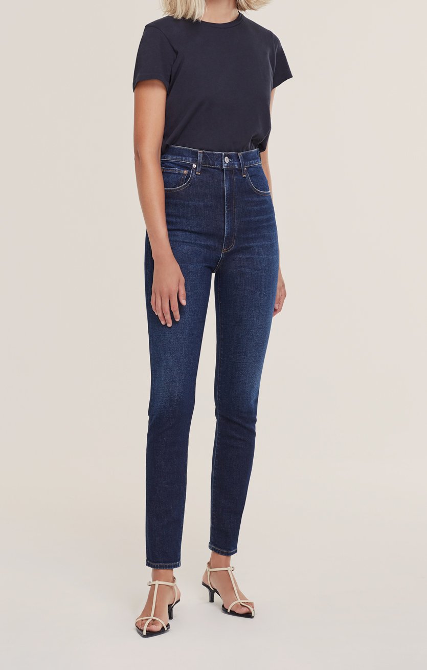 Pinch Waist Ultra High Rise Skinny Jean in Ovation – Mint Julep