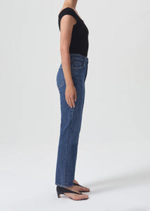 High Rise Stove Pipe Jean in Aspire