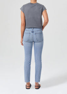 Willow Mid Rise Slim Jean in Torch