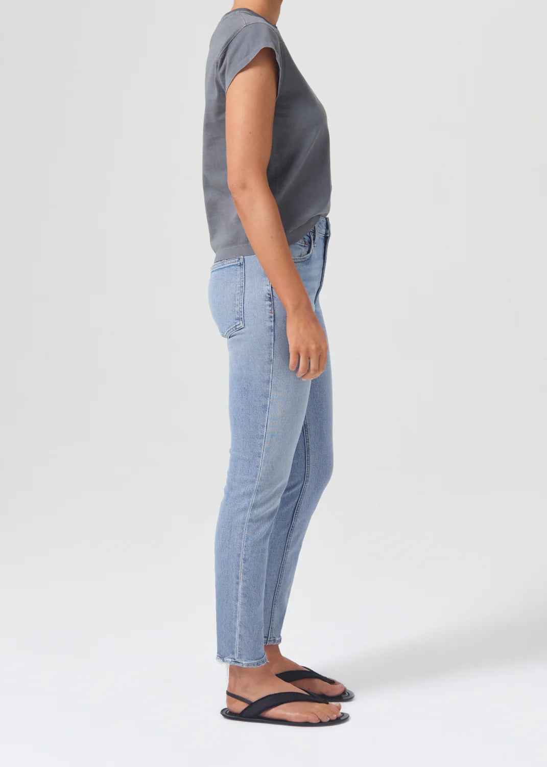 Willow Mid Rise Slim Jean in Torch