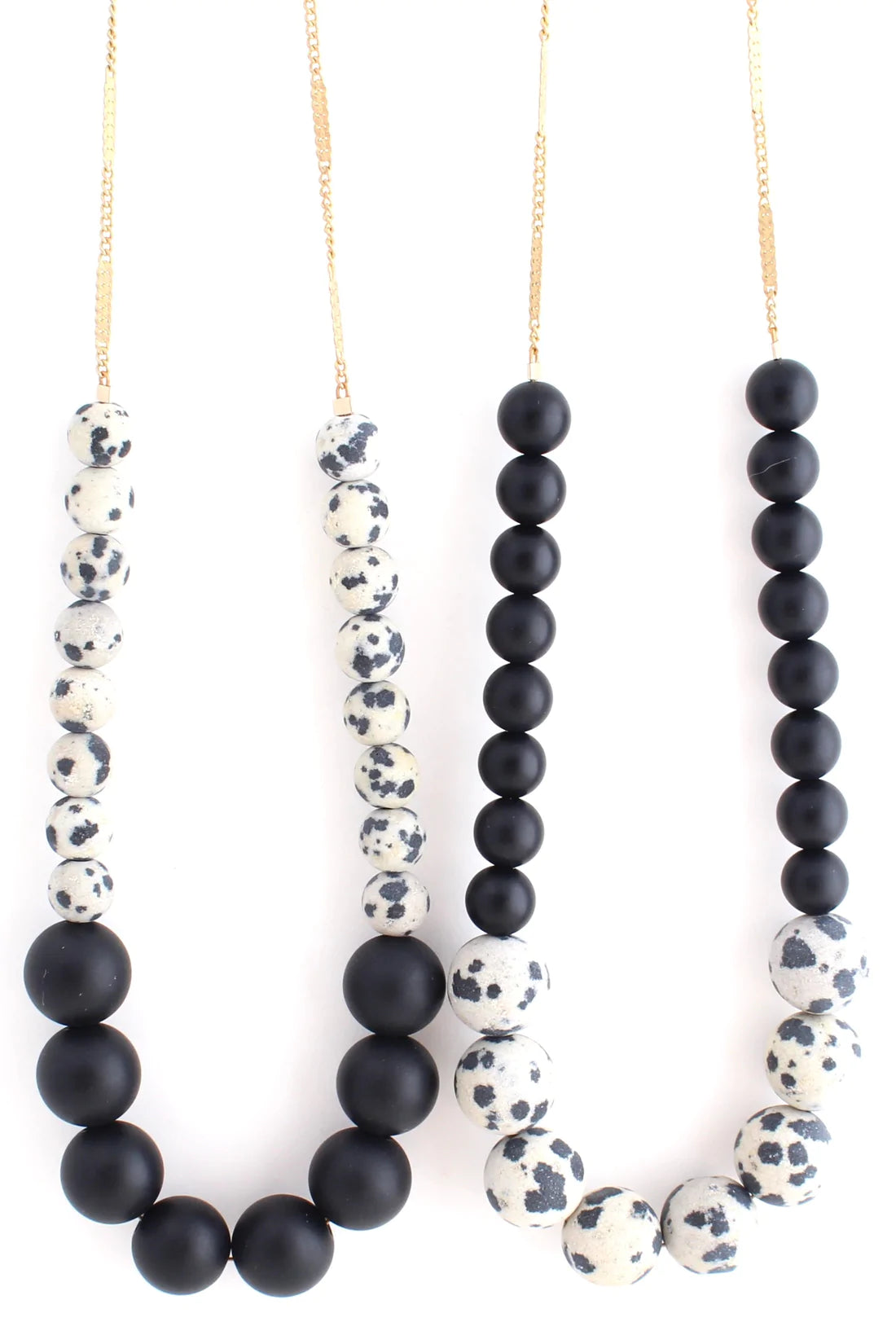 Aussie Necklace in Black Top No Bars