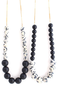 Aussie Necklace in Black Top No Bars