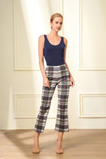 Load image into Gallery viewer, Alberta Pant in Oxford Street Plaid
