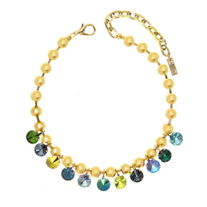 Anya Necklace in Blue Mix