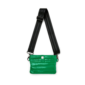 Bum Bag/Cross Body in Green Patent
