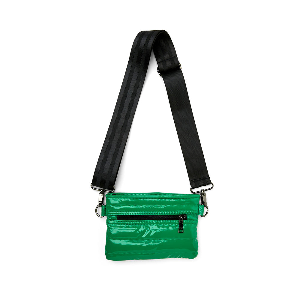 Bum Bag/Cross Body in Green Patent