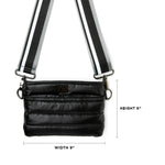 Load image into Gallery viewer, Bum Bag/Crossbody in Pearl Black

