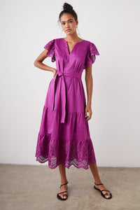Gia Dress in Berry