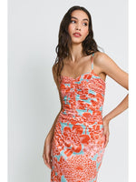 Load image into Gallery viewer, Solei Dress in Turquoise Floral
