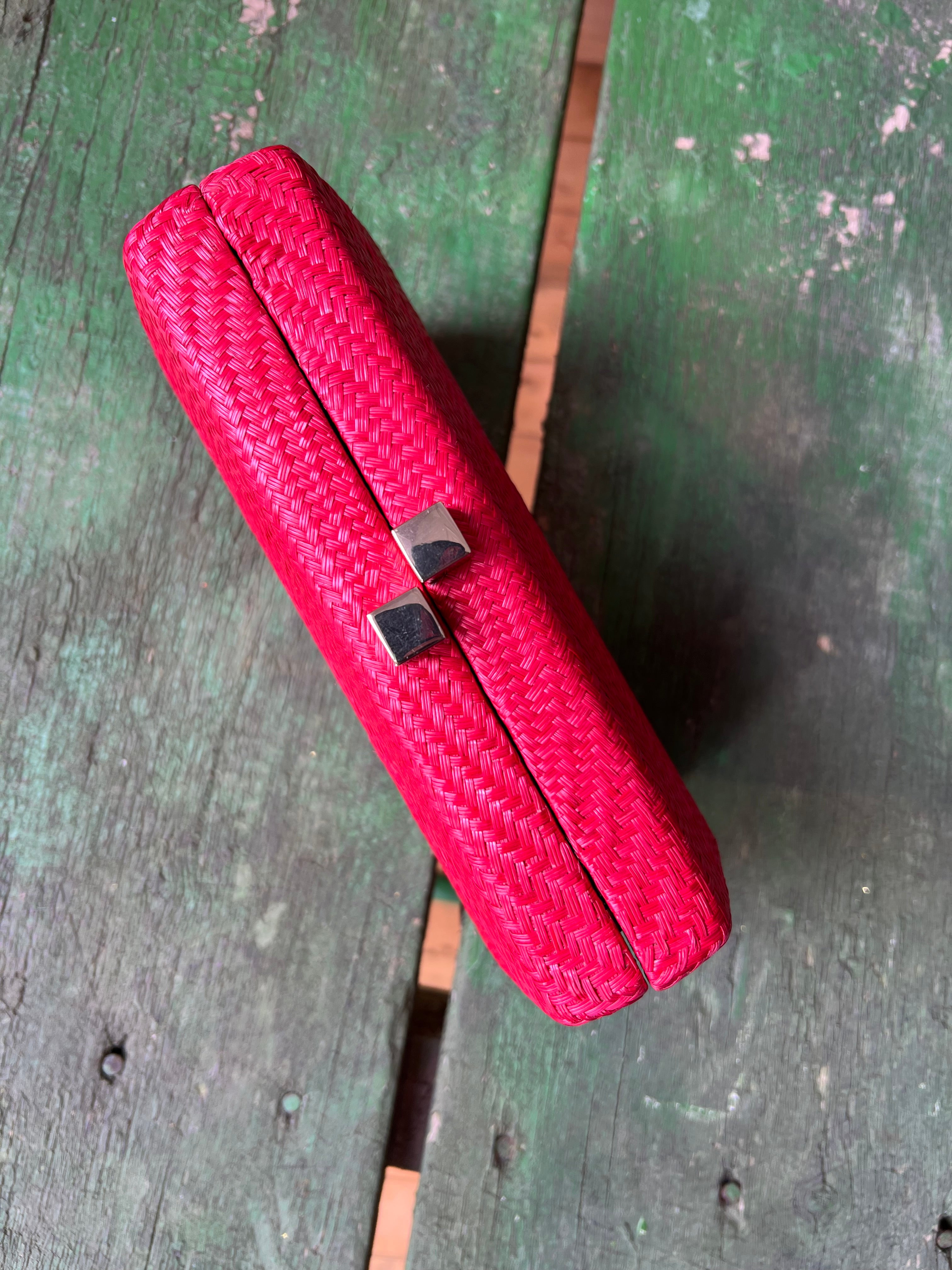 Corina Bun Bag in Orange